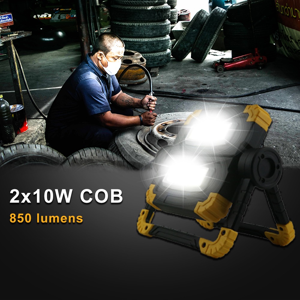 MCL-13001 20W COB endurhlaðanlegt vinnuljós með 3 year warranty details (3)