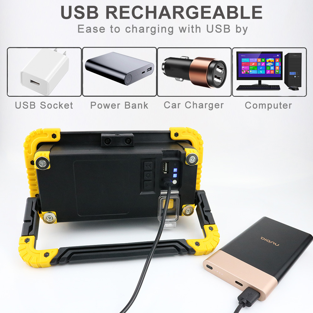 MCL-13002 20W COB construction lights details (4)