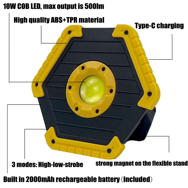 MCL-13004 10W COB portable worklight (6)