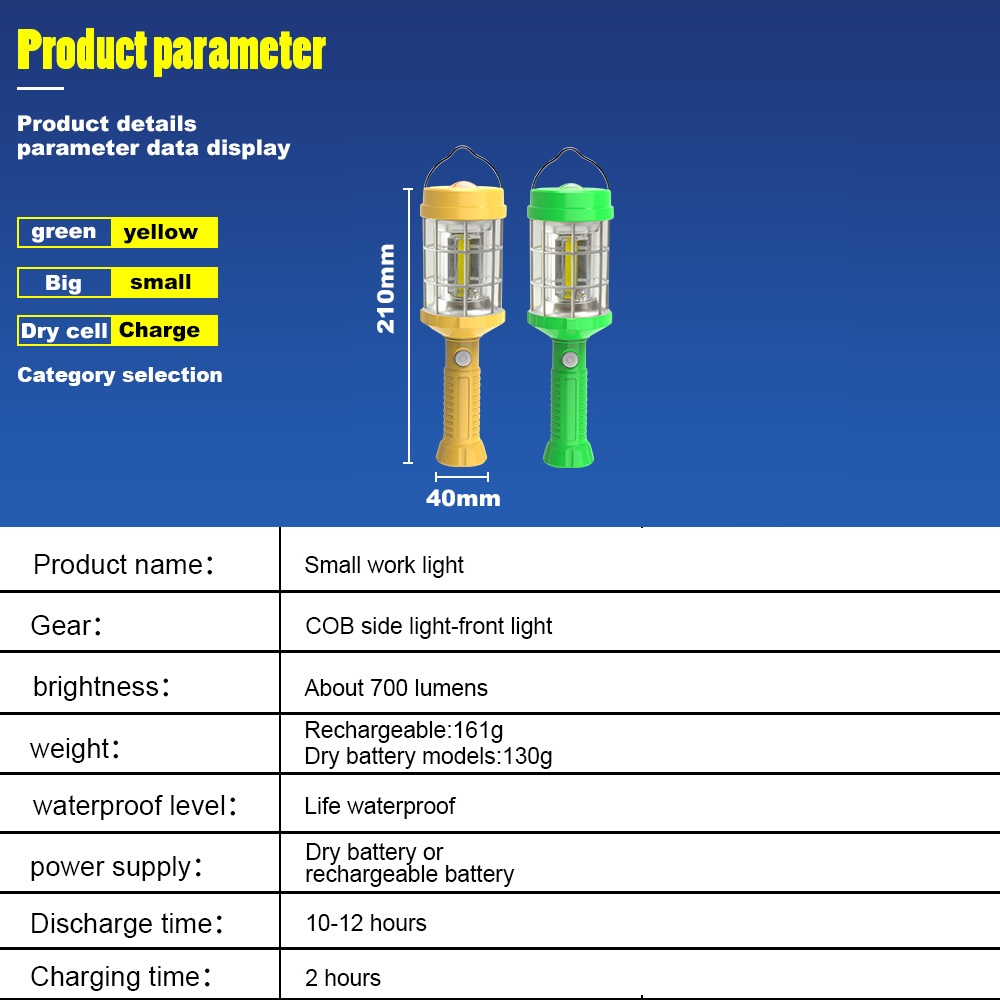 MCL-13006 3W COB handy brite details (4)