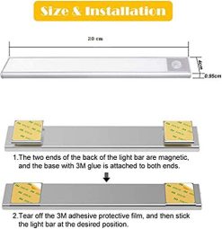 Мил-02008 LED Motion sensor closet light (1)