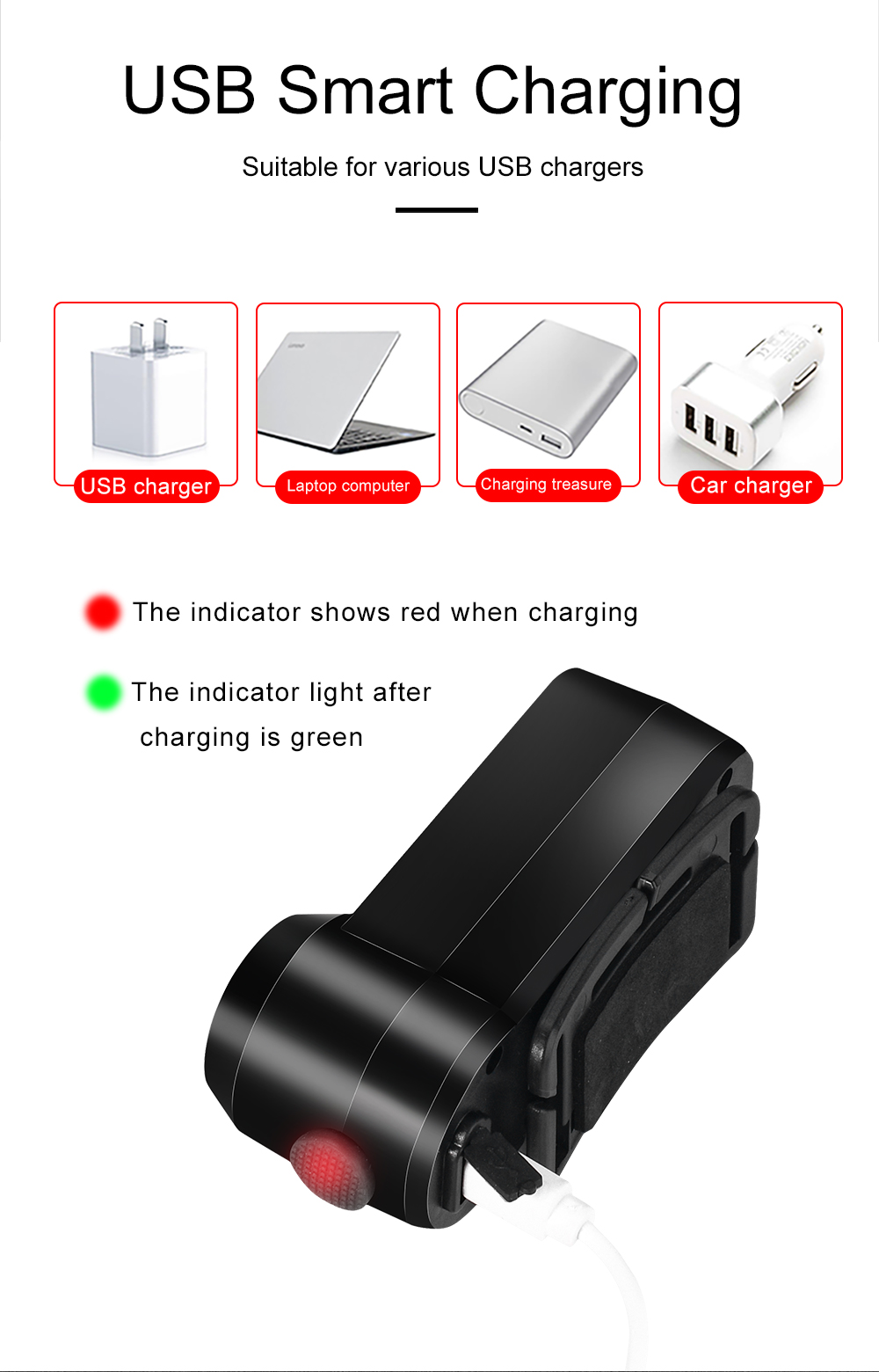 MCL-11001 COB rechargeable head torches details (5)