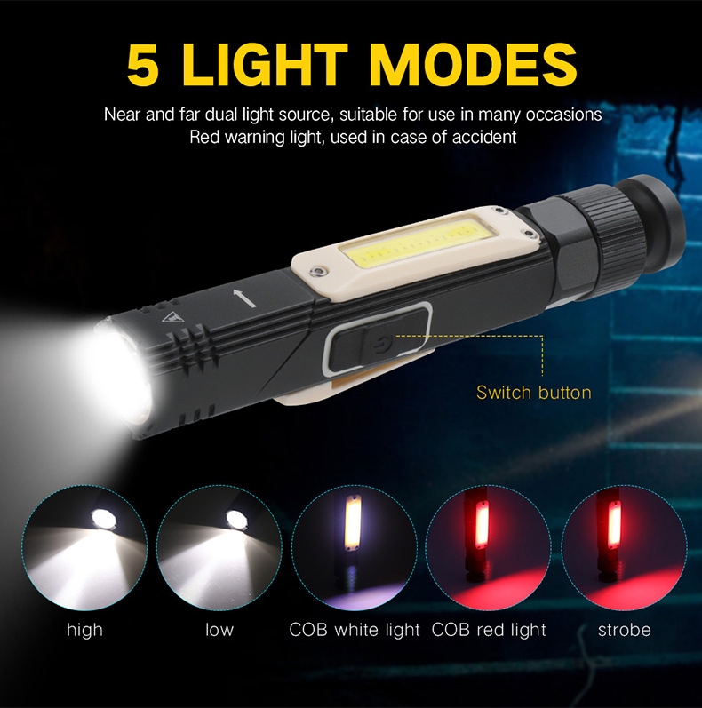 MCL-11009 rechargeable head torch (1)