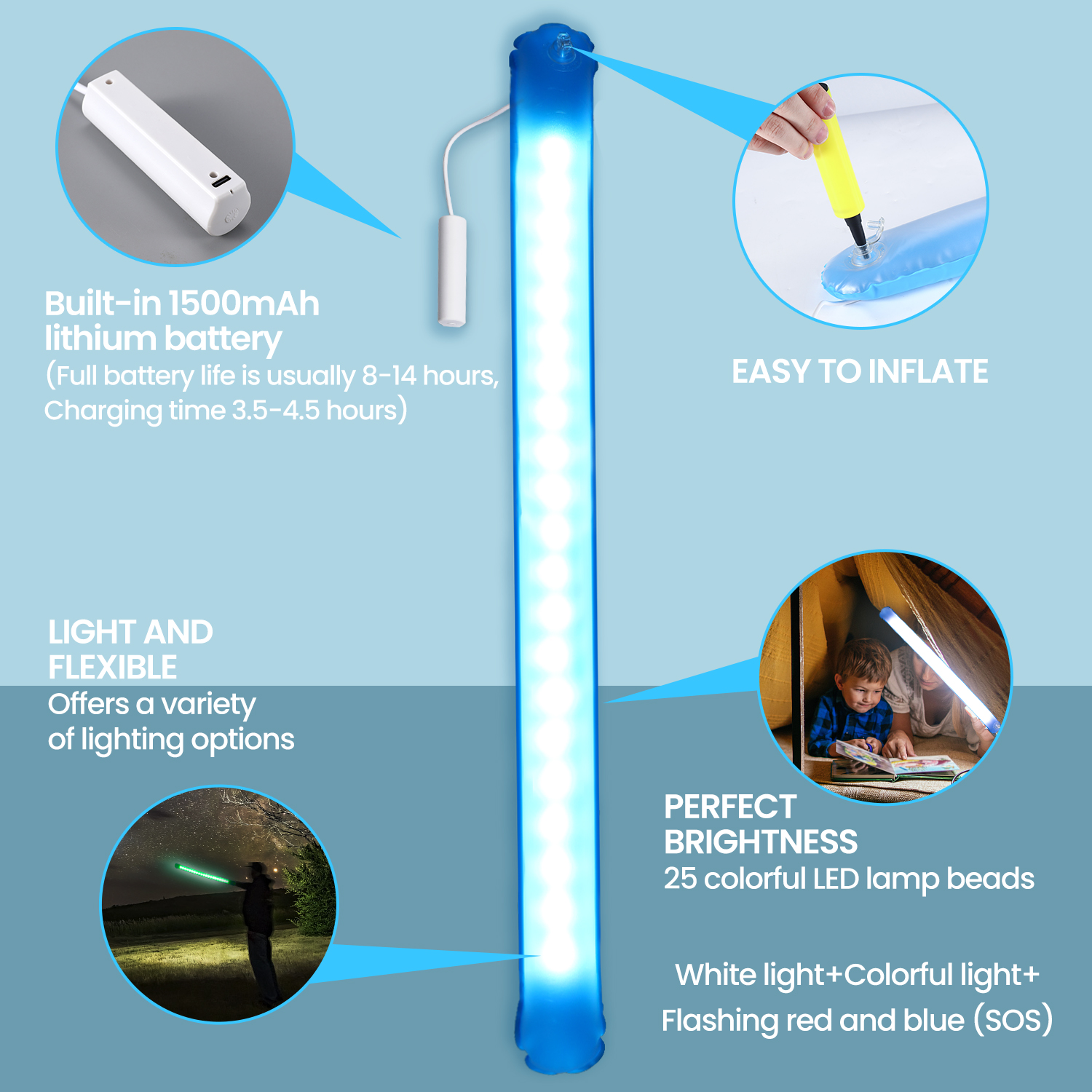 MCL-12005 LED Inflatable Camping Light (2)