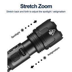 MCL-14005 rechargeable led flashlight (2)