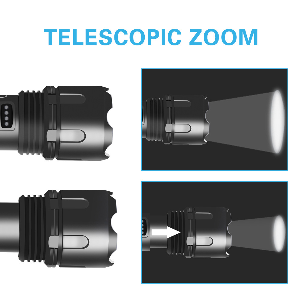 MCL-14005 rechargeable led flashlight (3)