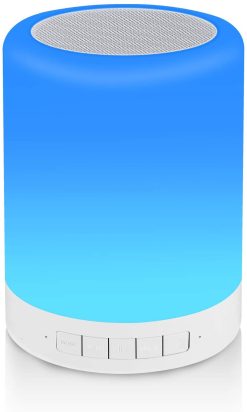 Mil-01001 Lampe de charge sans fil rechargeable LED avec haut-parleur (3)