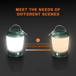 MCL-12006 LED Portable Tent Lantern með tveimur ljósum stillingum (3)