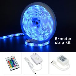 MCL-17003 DC12V 5m RGB Flexibel 2835 LED -Streifenleuchten mit Fernbedienung (3)