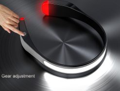 MCL-11006 széles gerenda újratölthető futófejű fáklya piros figyelmeztető lámpával (1)