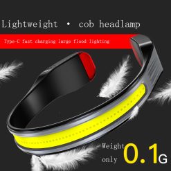 MCL-11006 széles gerenda újratölthető futófejű fáklya piros figyelmeztető lámpával (7)