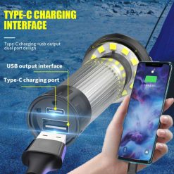 MCL-12007 MINI PORTABLE DE REFORMABLE LANTERIE DE CAMI Camping avec aimant et crochet (5)