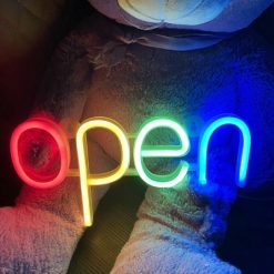 MDL-10008 Manufacturer custom easy use neon open sign (2)