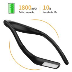 MIL-01008 Flexible hanging neck reading light rechargeable and desktop (1)