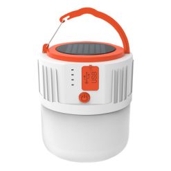 MCL-12008 Lumières rechargeables de camping solaire portable avec chargeur de téléphonie mobile (10)