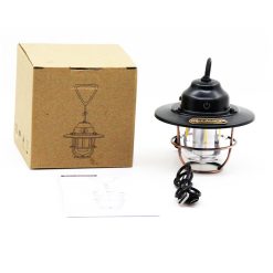 MCL-12014 Rechargeable retro iron hanging tent camping lights with stepless dimming (4)