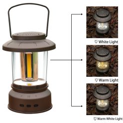 MCL-12026 Wireless Bluetooth Speakers COB Camping Lantern USB Rechargeable (10)