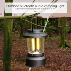 MCL-12026 Wireless Bluetooth Speakers COB Camping Lantern USB Rechargeable (12)