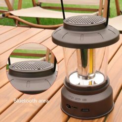 MCL-12026 Wireless Bluetooth Speakers COB Camping Lantern USB Rechargeable (9)