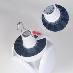 MCL-12023 12 LED solární kempingová svítilna M (2)